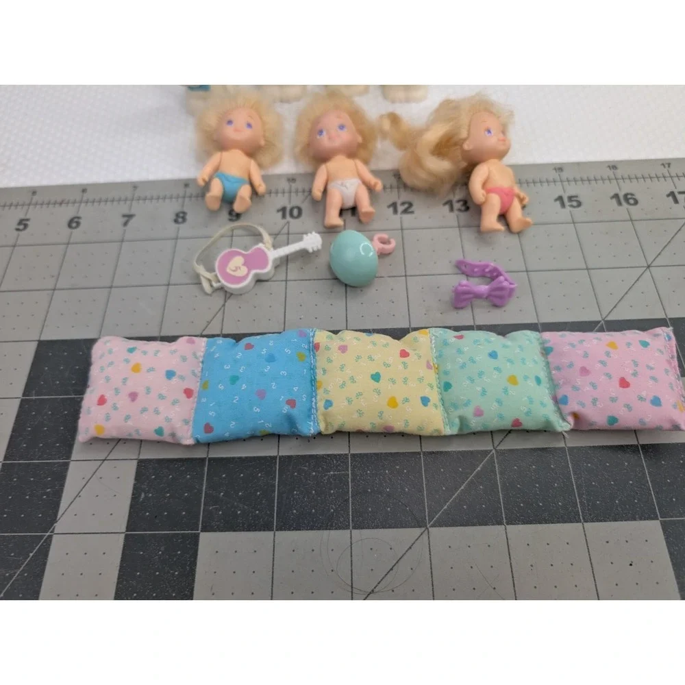 Tyco Quints Baby Doll Dog Cat Accessories‎ Lot 1991
